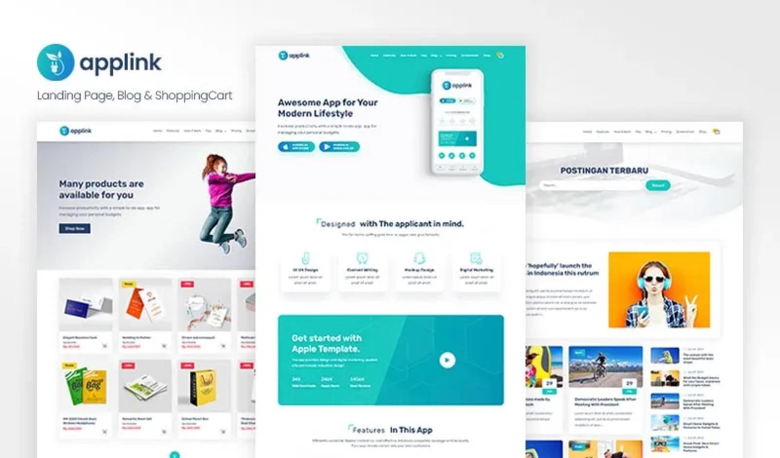 AppLink - eCommerce Landing Page