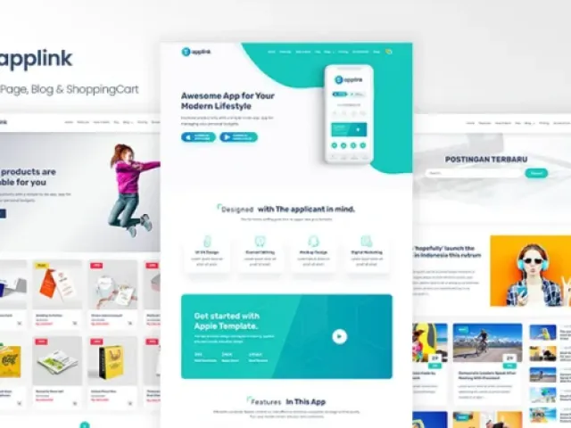 AppLink - eCommerce Landing Page