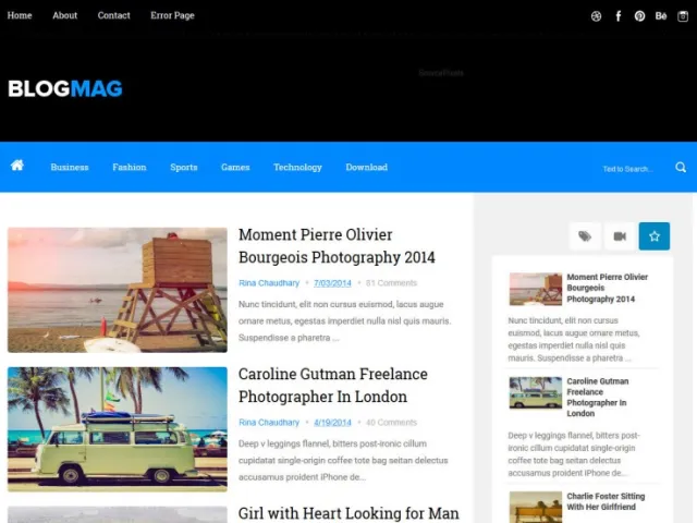 Centilmagz Responsive Blogger Template