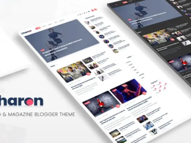 Charon v1.2 Blog & Magazine Blogger Templates