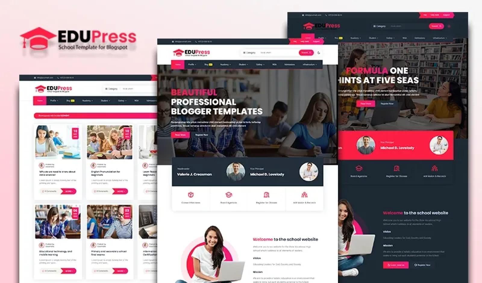EduPress - School & Education Blogger Template