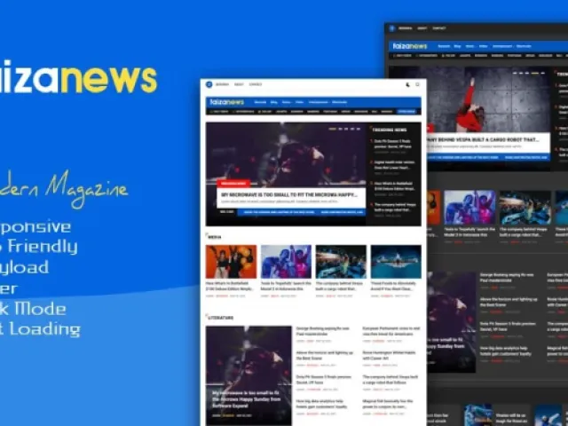 Faizanews Responsive Blogger Template