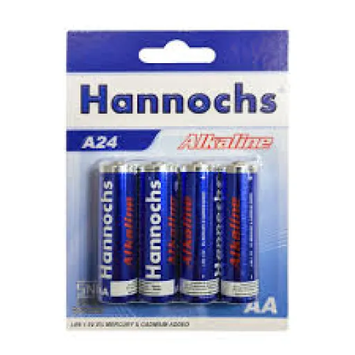 Hannochs Baterai Alkaline AA / A2 Isi 4