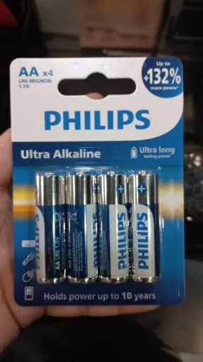 Philips Ultra Alkaline Long Life AA Isi 4