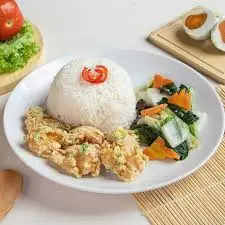 Nasi Telor Ikan Asin